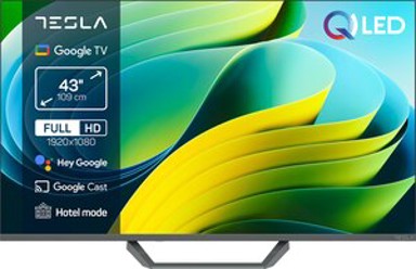 TESLA QLED Google Smart TV Q43E665GFS, 43", FHD